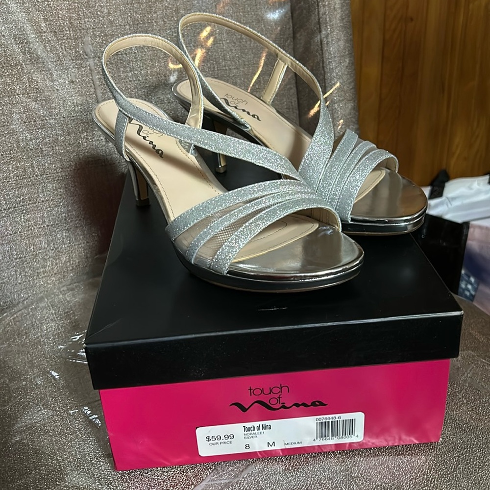 Silver heels